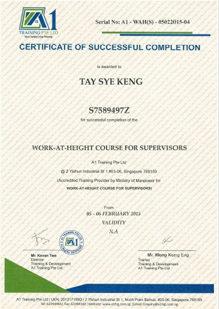 Cert 5 min